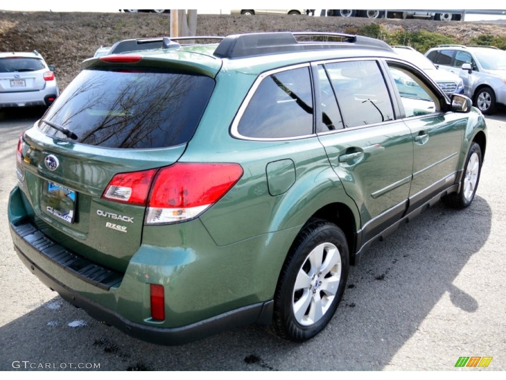 2012 Outback 2.5i Limited - Cypress Green Pearl / Warm Ivory photo #6