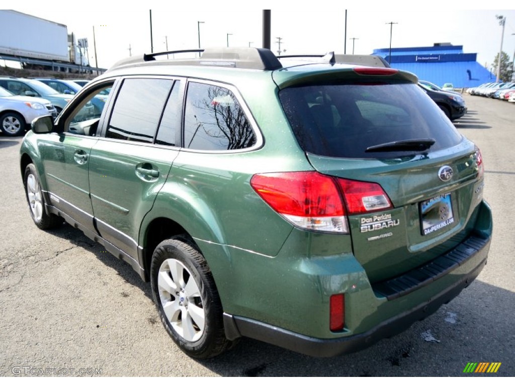 2012 Outback 2.5i Limited - Cypress Green Pearl / Warm Ivory photo #10