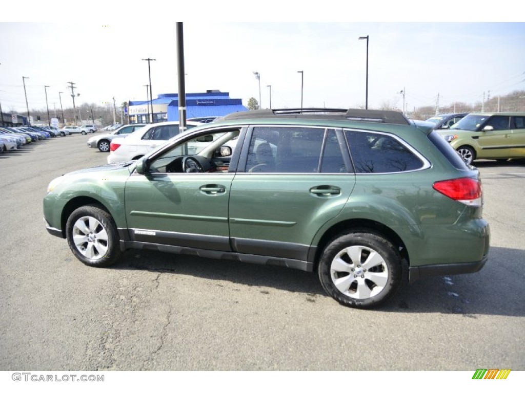 2012 Outback 2.5i Limited - Cypress Green Pearl / Warm Ivory photo #11