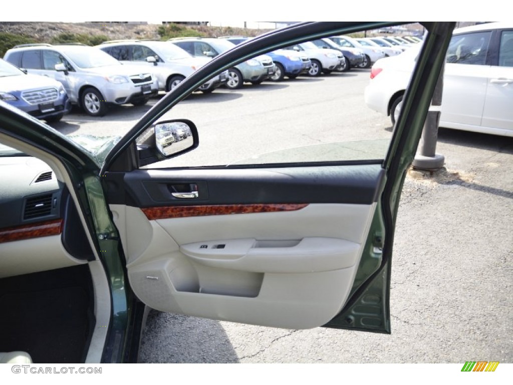 2012 Outback 2.5i Limited - Cypress Green Pearl / Warm Ivory photo #18