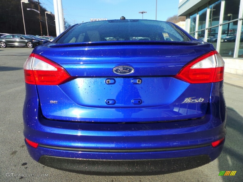 2014 Fiesta SE Sedan - Performance Blue / Charcoal Black photo #7