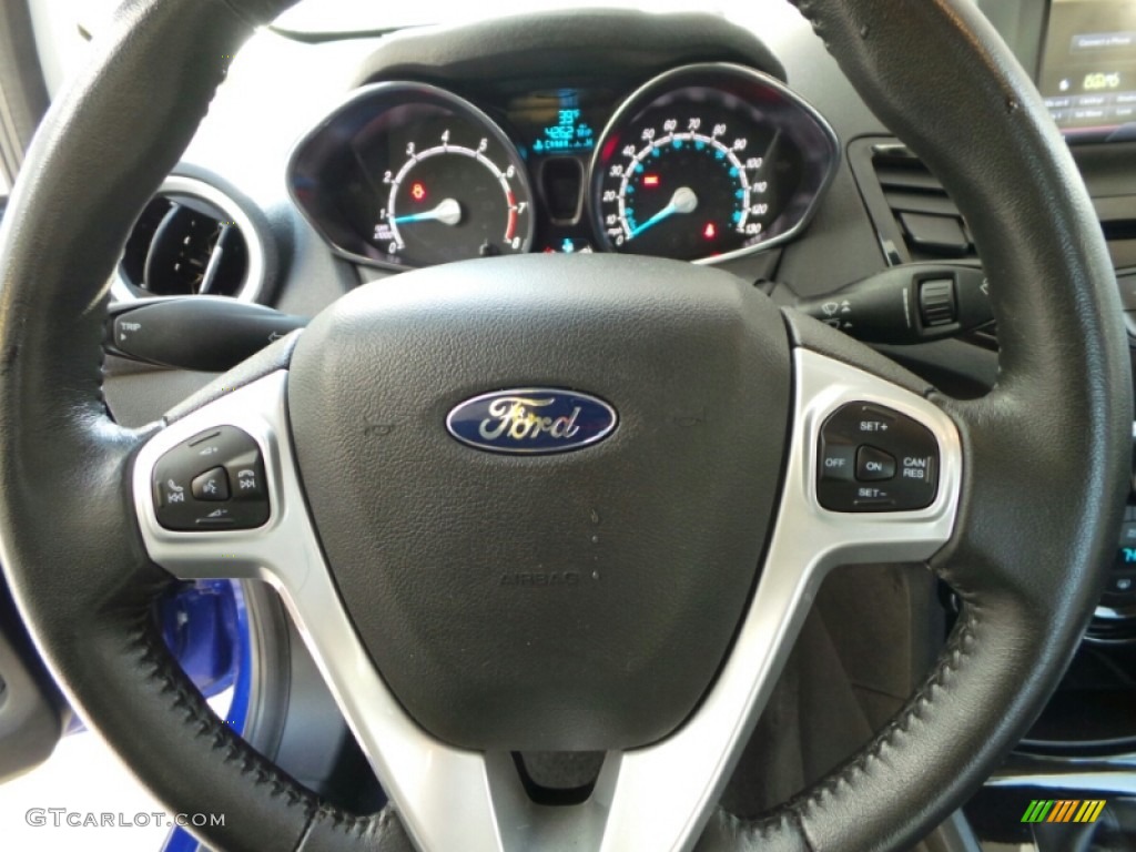 2014 Fiesta SE Sedan - Performance Blue / Charcoal Black photo #22