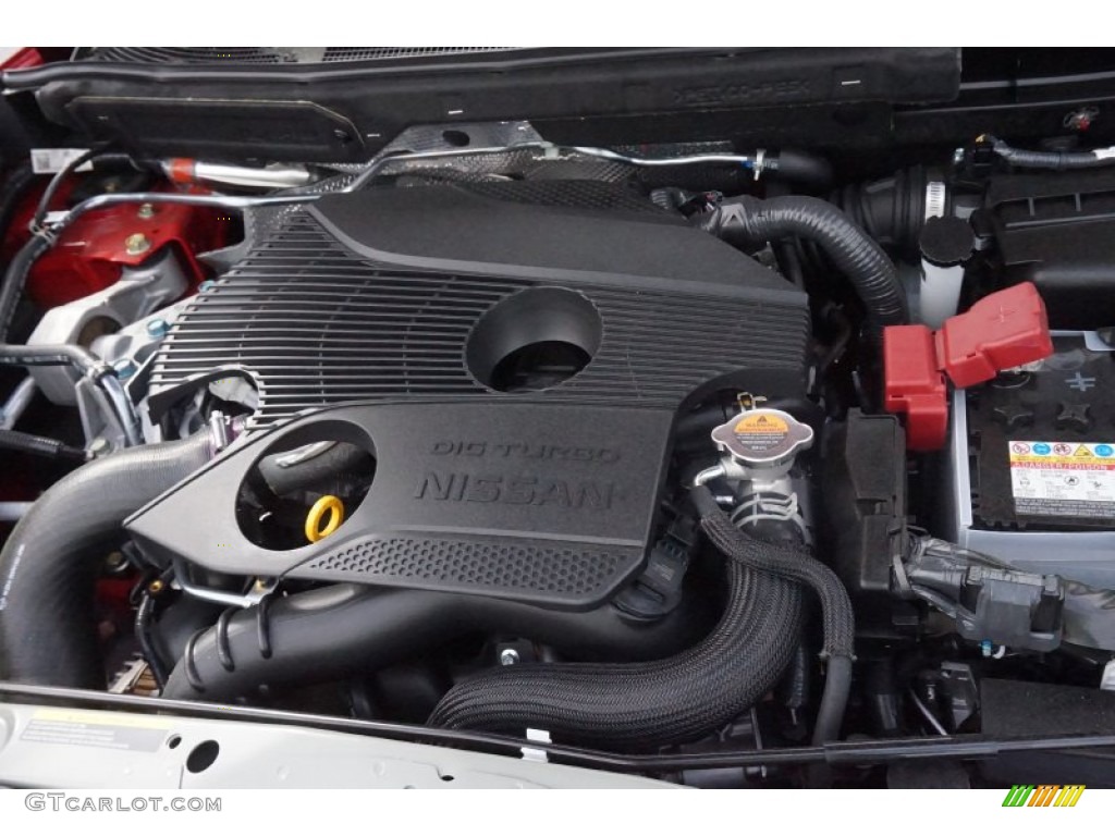 2015 Nissan Juke SV 1.6 Liter DIG Turbocharged DOHC 16-Valve CVTCS 4 Cylinder Engine Photo #102845985
