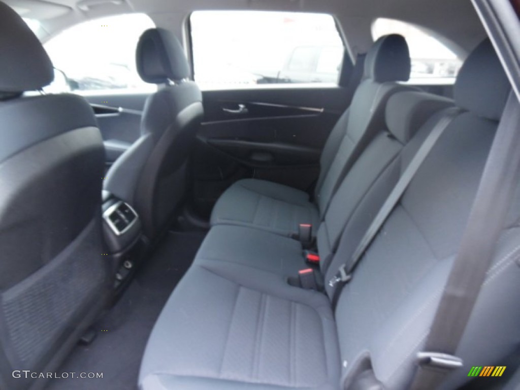 Satin Black Interior 2016 Kia Sorento LX AWD Photo #102846846