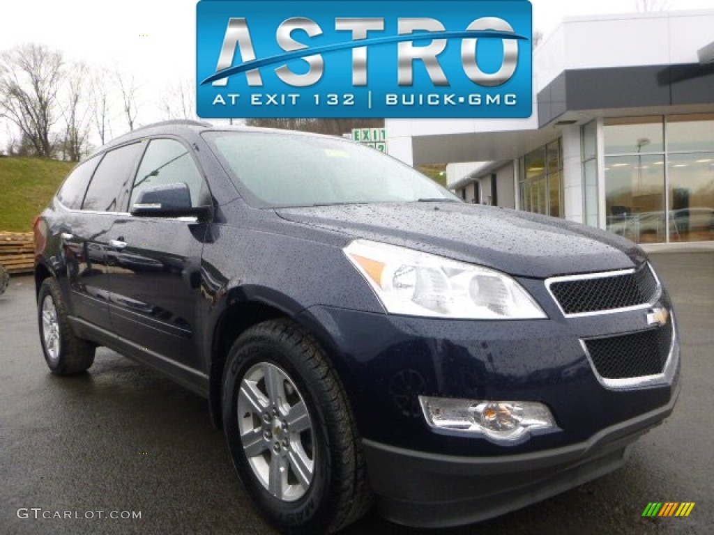 2011 Traverse LT AWD - Dark Blue Metallic / Ebony/Ebony photo #1