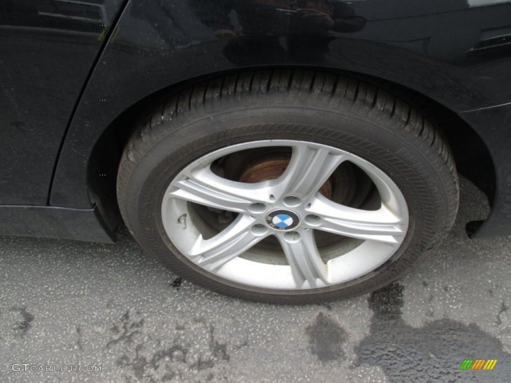 2013 3 Series 328i xDrive Sedan - Jet Black / Venetian Beige photo #3