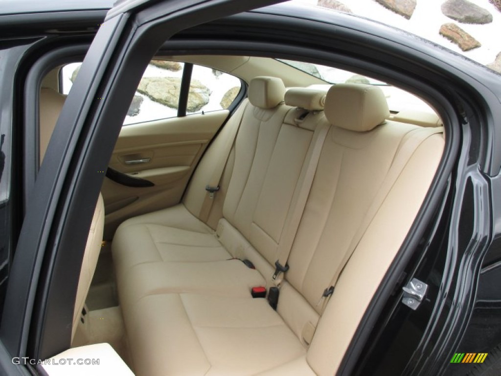 2013 3 Series 328i xDrive Sedan - Jet Black / Venetian Beige photo #13