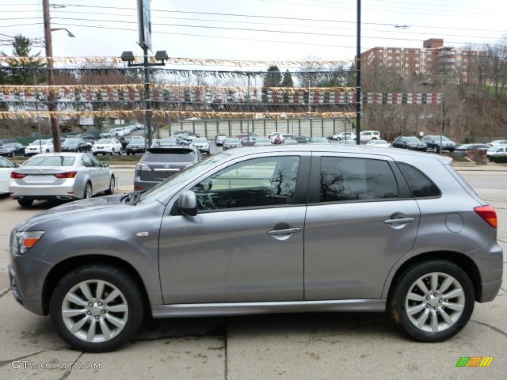 2011 Outlander Sport SE 4WD - Mercury Gray / Black photo #1