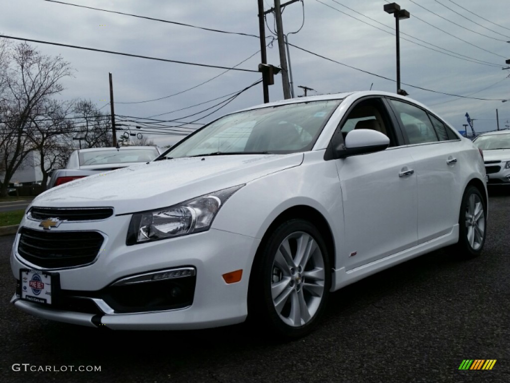 2015 Cruze LTZ - Summit White / Cocoa/Light Neutral photo #1