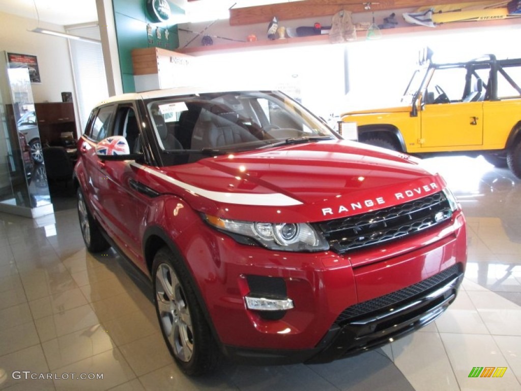Firenze Red Metallic 2015 Land Rover Range Rover Evoque Dynamic Exterior Photo #102850317