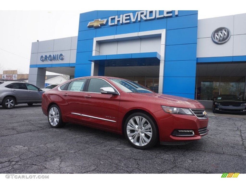 2015 Impala LTZ - Red Rock Metallic / Jet Black/Dark Titanium photo #1