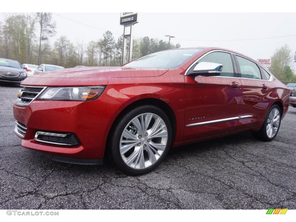 2015 Impala LTZ - Red Rock Metallic / Jet Black/Dark Titanium photo #3
