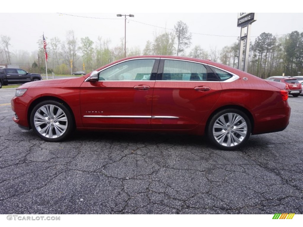 2015 Impala LTZ - Red Rock Metallic / Jet Black/Dark Titanium photo #4