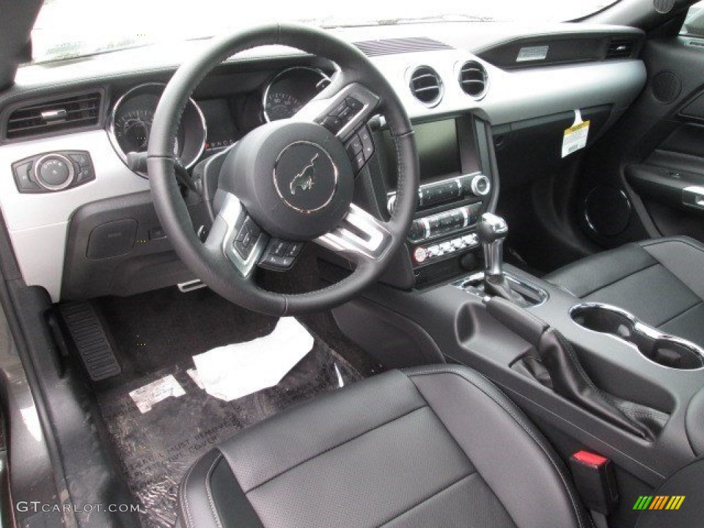 2015 Mustang GT Premium Coupe - Magnetic Metallic / Ebony photo #15