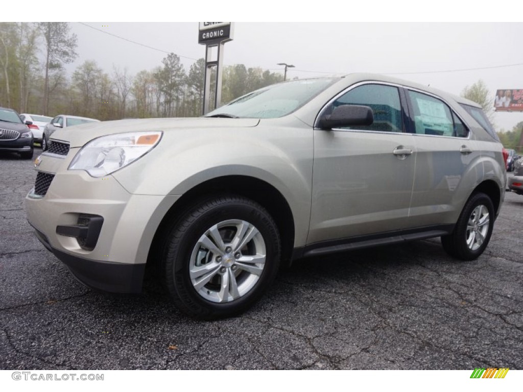 2015 Equinox LS - Champagne Silver Metallic / Jet Black photo #3