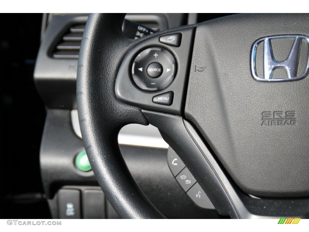 2012 CR-V LX 4WD - Crystal Black Pearl / Black photo #17