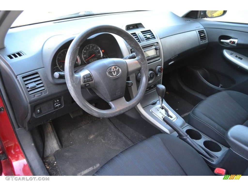 Dark Charcoal Interior 2012 Toyota Corolla S Photo
