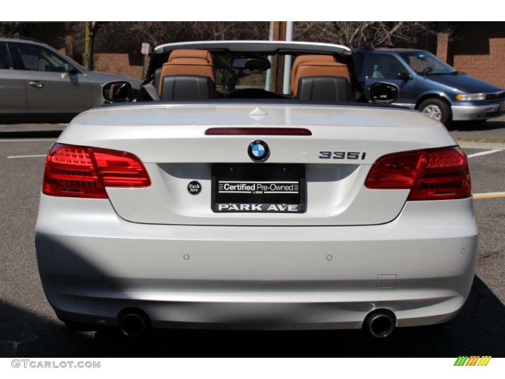 2011 3 Series 335i Convertible - Mineral White Metallic / Saddle Brown Dakota Leather photo #5