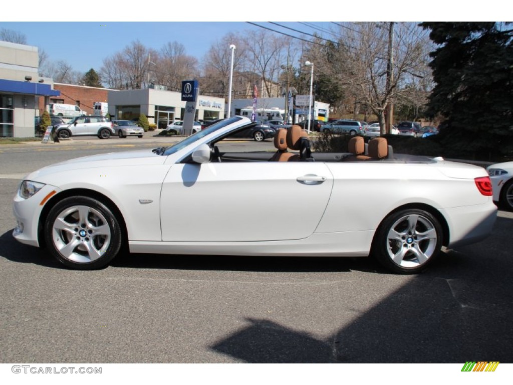 2011 3 Series 335i Convertible - Mineral White Metallic / Saddle Brown Dakota Leather photo #7