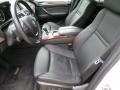 2012 BMW X6 Black Interior Front Seat Photo