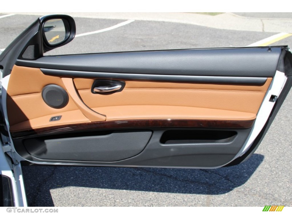 2011 3 Series 335i Convertible - Mineral White Metallic / Saddle Brown Dakota Leather photo #25