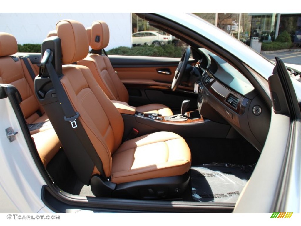 2011 3 Series 335i Convertible - Mineral White Metallic / Saddle Brown Dakota Leather photo #28