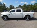 2014 Bright White Ram 1500 Laramie Longhorn Crew Cab  photo #2