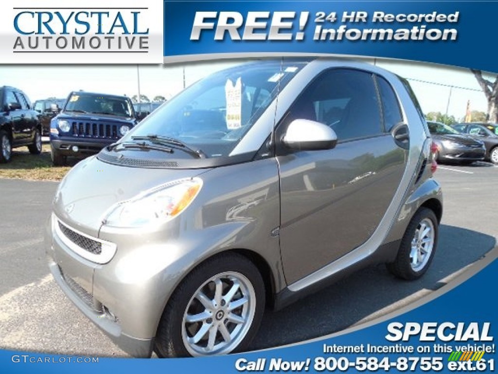 2009 fortwo passion coupe - Gray Metallic / Design Black photo #1