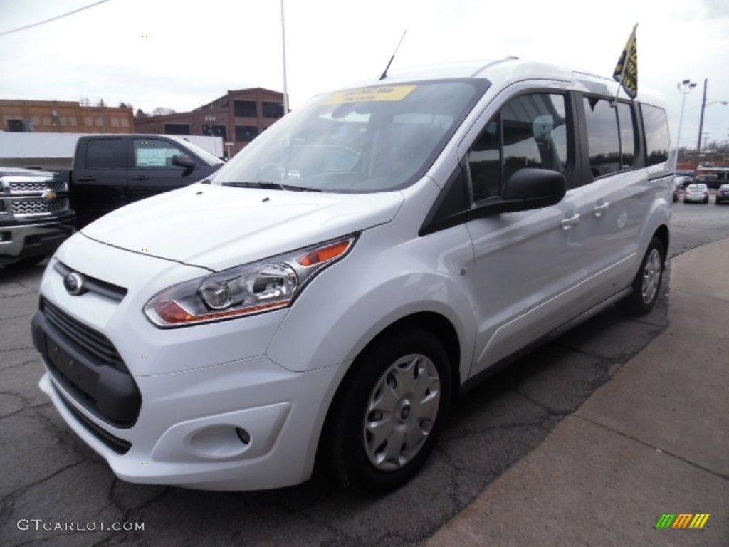 Frozen White 2014 Ford Transit Connect XLT Wagon Exterior Photo #102859122