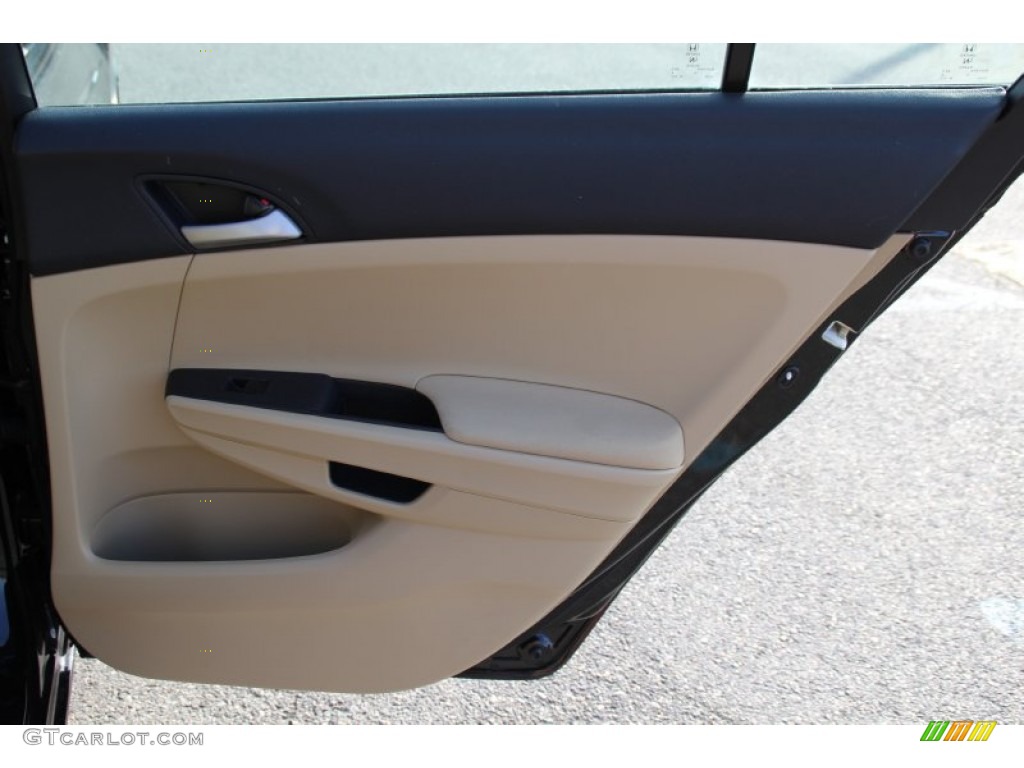 2012 Honda Accord LX Sedan Ivory Door Panel Photo #102860277