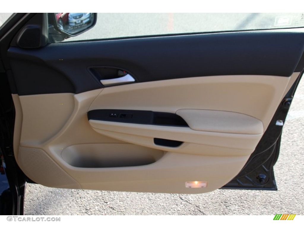 2012 Honda Accord LX Sedan Ivory Door Panel Photo #102860322
