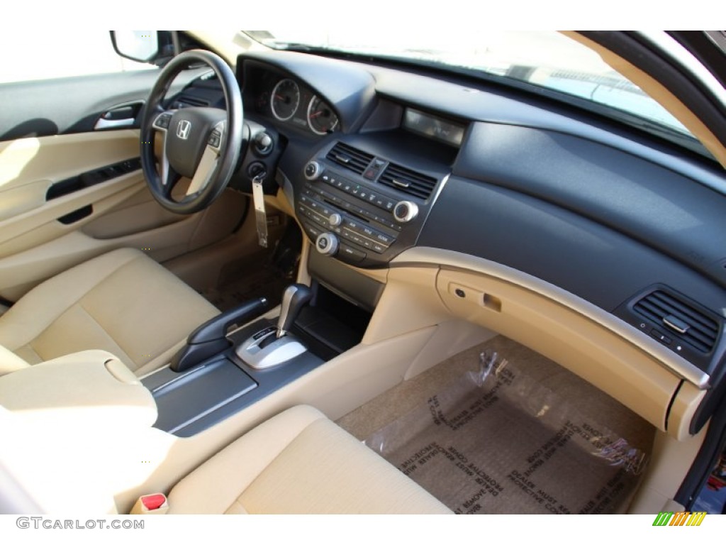 2012 Honda Accord LX Sedan Ivory Dashboard Photo #102860349