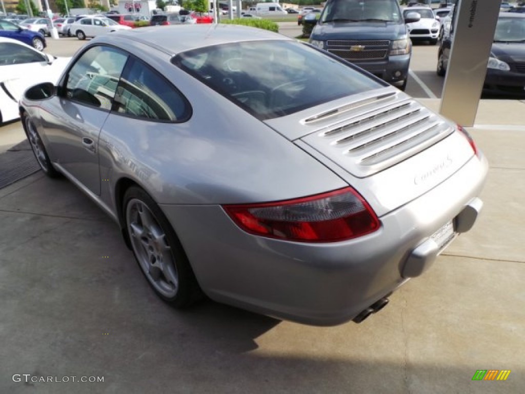 2008 911 Carrera S Coupe - Arctic Silver Metallic / Black photo #5