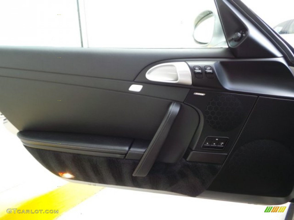 2008 Porsche 911 Carrera S Coupe Black Door Panel Photo #102861063