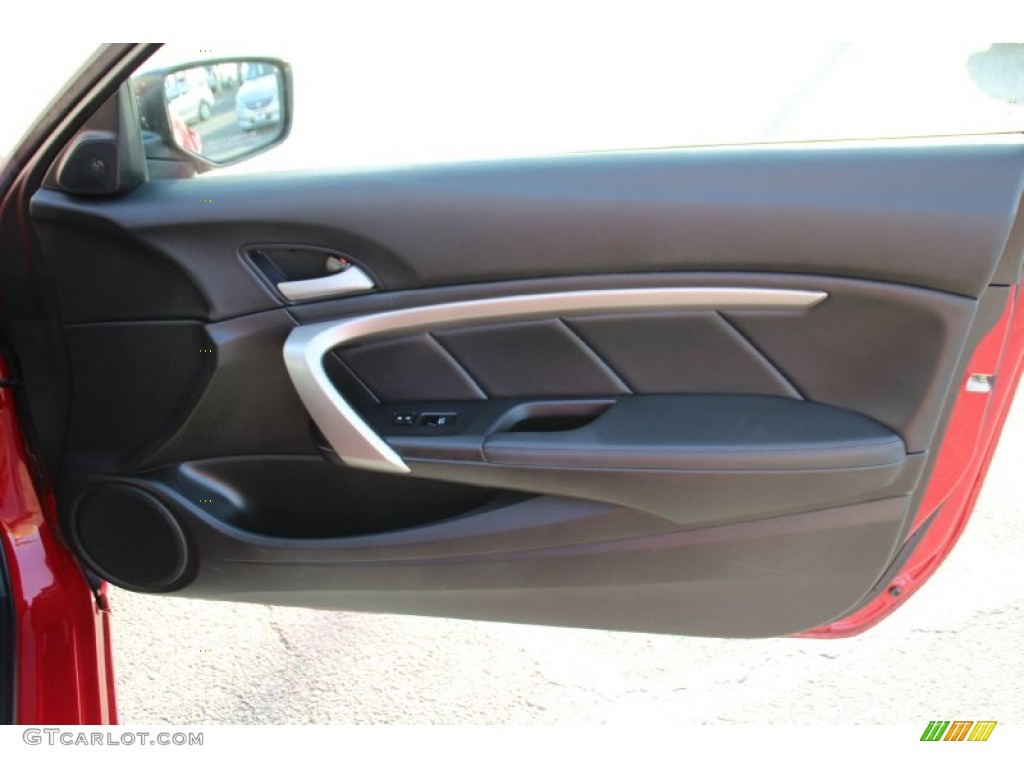 2012 Accord EX-L Coupe - San Marino Red / Black photo #23