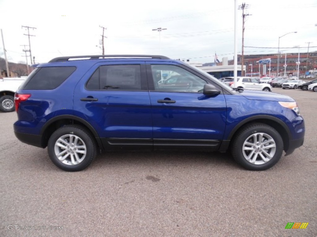 2015 Explorer 4WD - Deep Impact Blue / Medium Light Stone photo #1