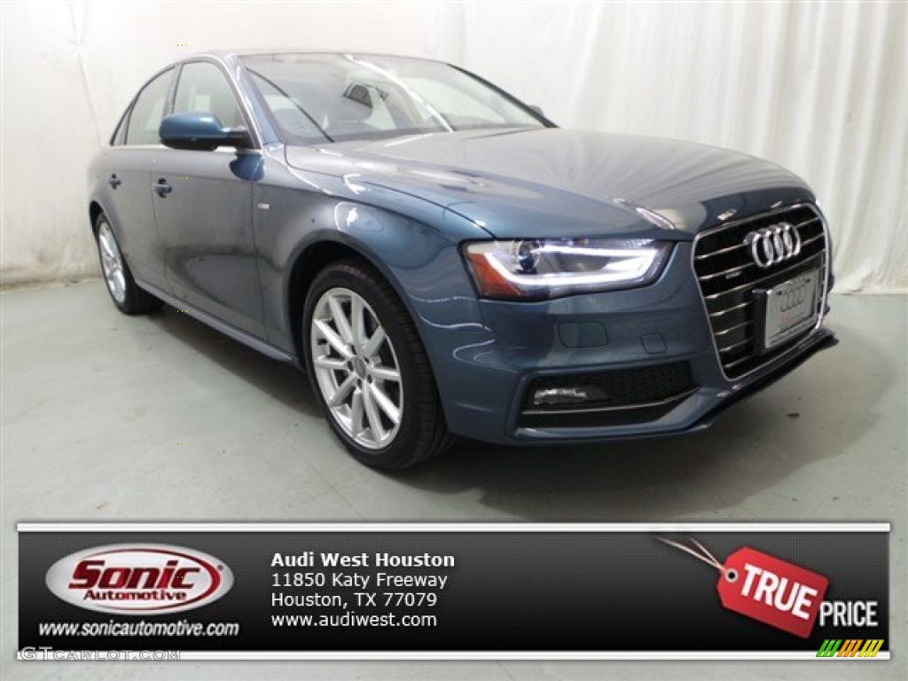 2015 A4 2.0T Premium quattro - Utopia Blue Metallic / Titanium Gray/Black photo #1