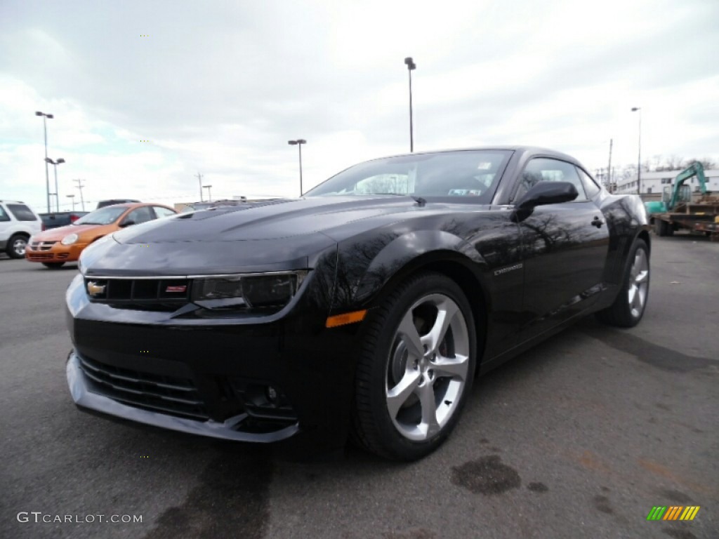 2015 Camaro SS/RS Coupe - Black / Black photo #1