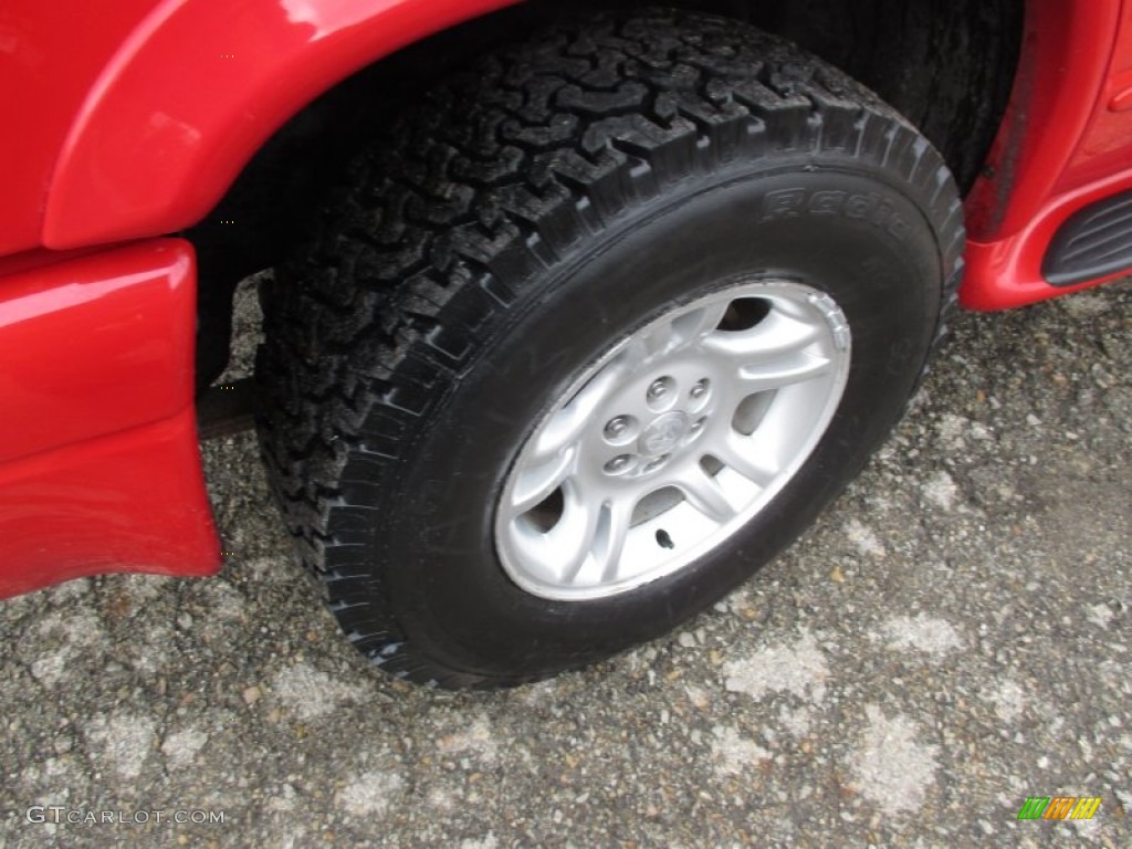 2002 Durango SLT 4x4 - Flame Red / Dark Slate Gray photo #10