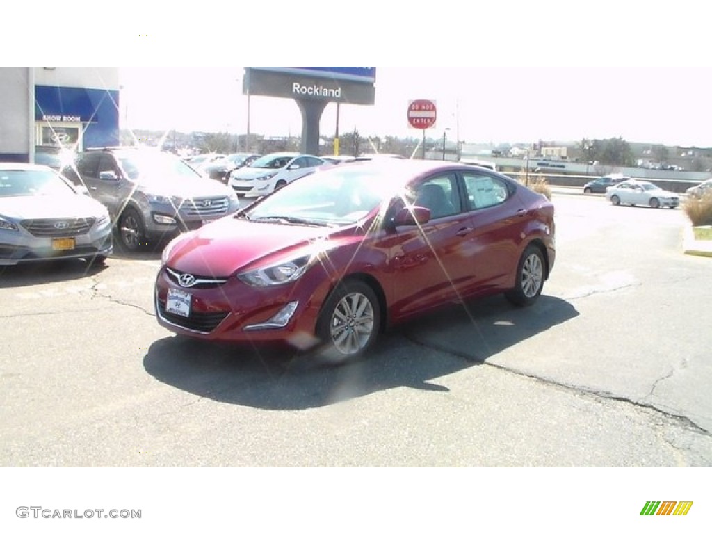 2016 Elantra SE - Red / Gray photo #1