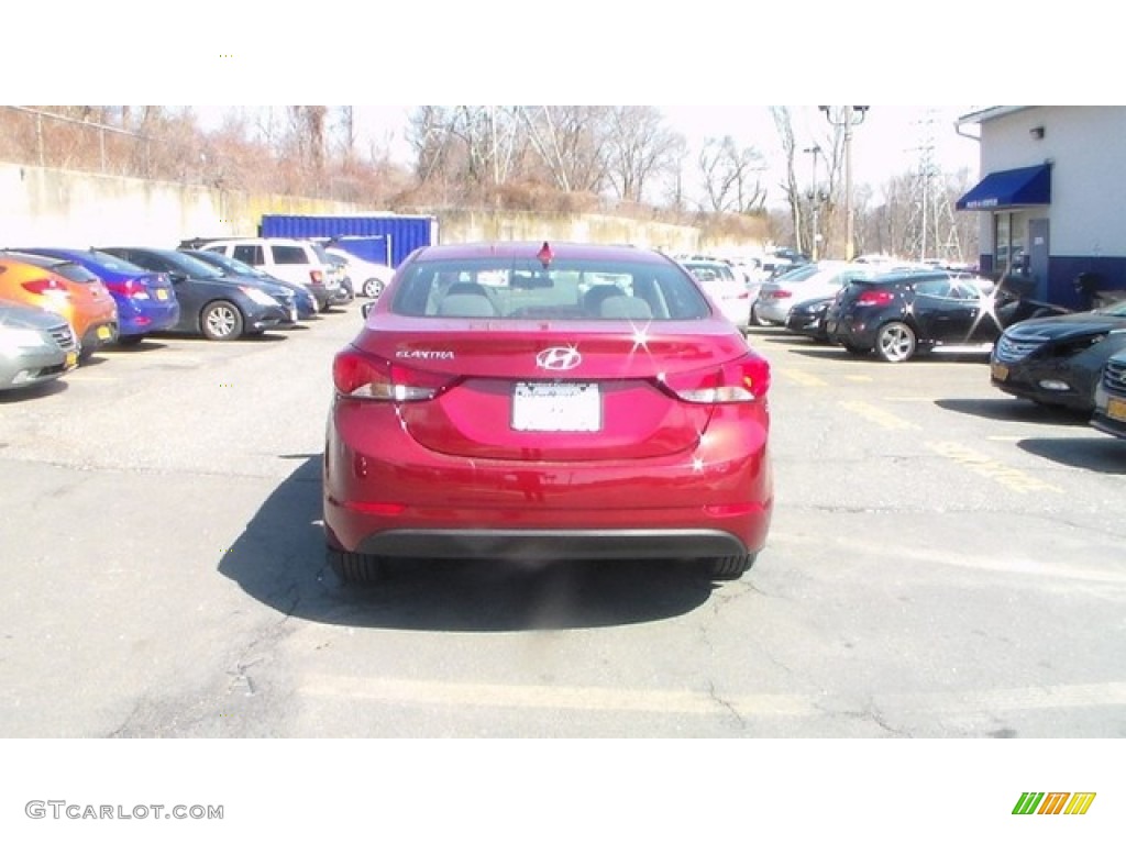2016 Elantra SE - Red / Gray photo #2