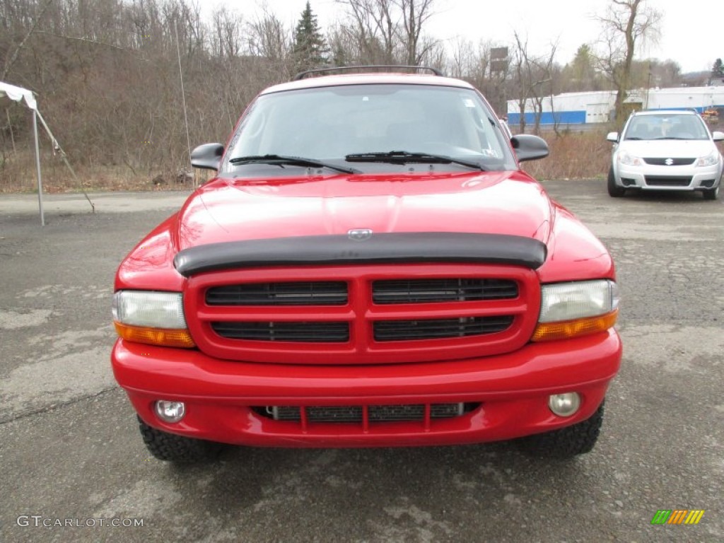 2002 Durango SLT 4x4 - Flame Red / Dark Slate Gray photo #14