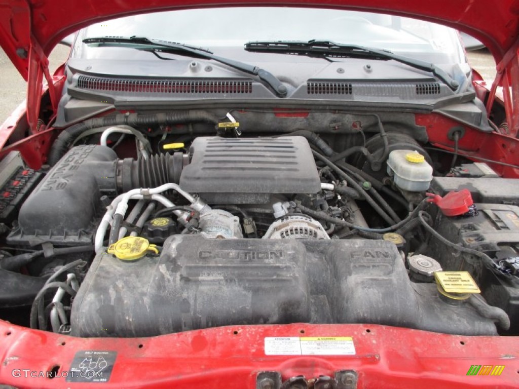 2002 Durango SLT 4x4 - Flame Red / Dark Slate Gray photo #20