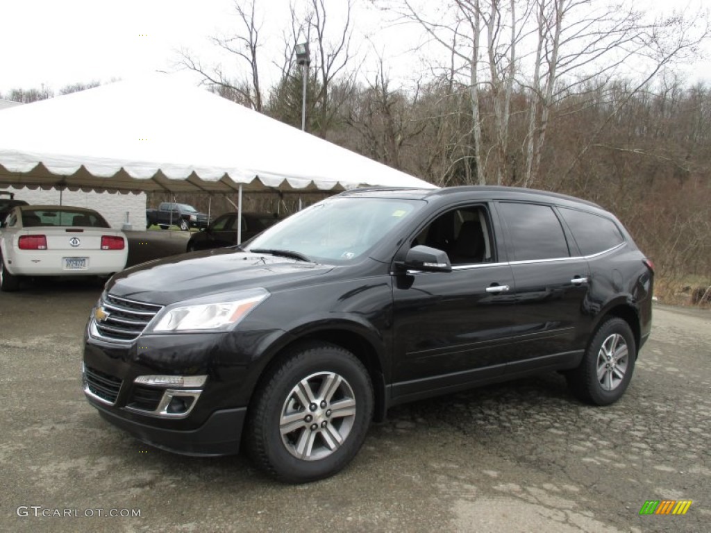 2015 Traverse LT AWD - Black Granite Metallic / Ebony photo #1