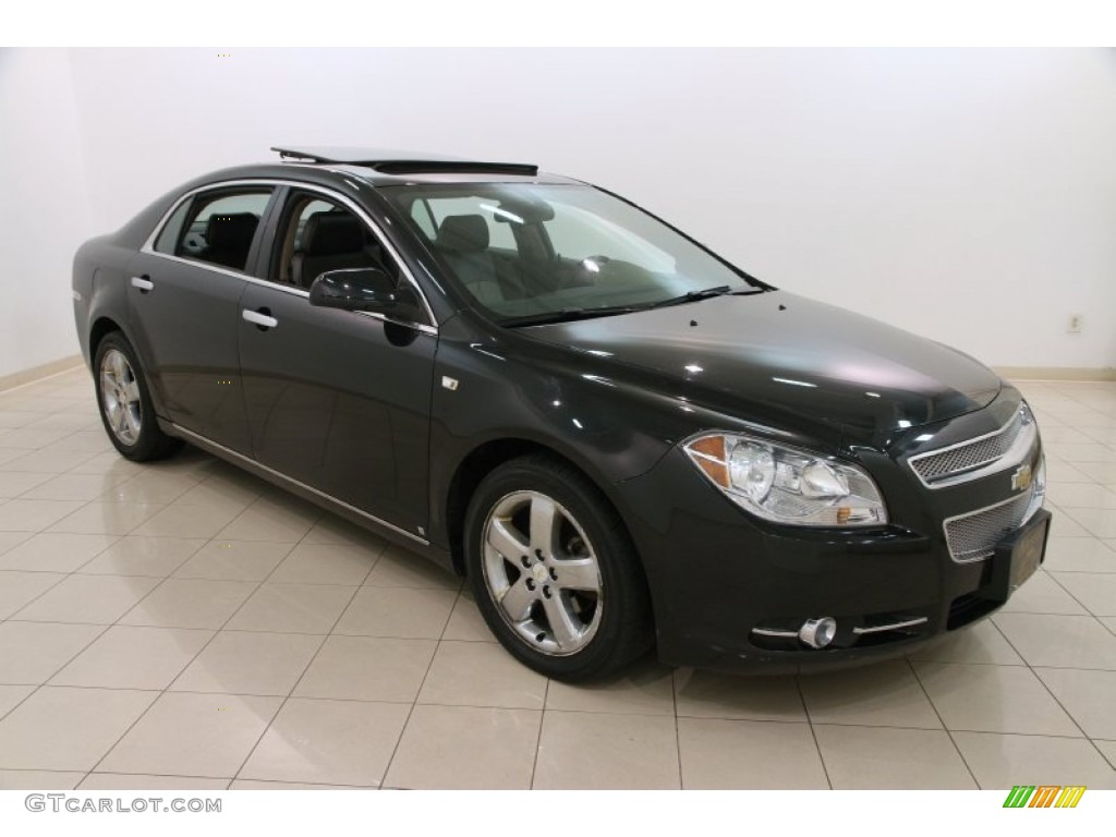 2008 Malibu LTZ Sedan - Black Granite Metallic / Cocoa/Cashmere Beige photo #1