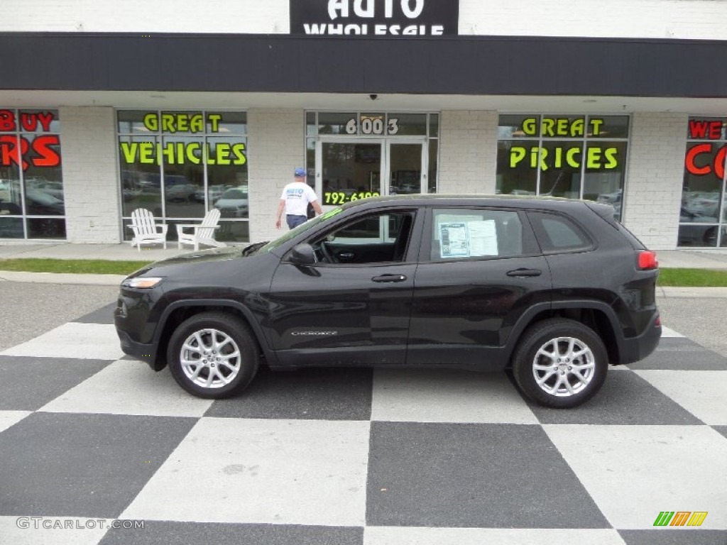 Brilliant Black Crystal Pearl Jeep Cherokee