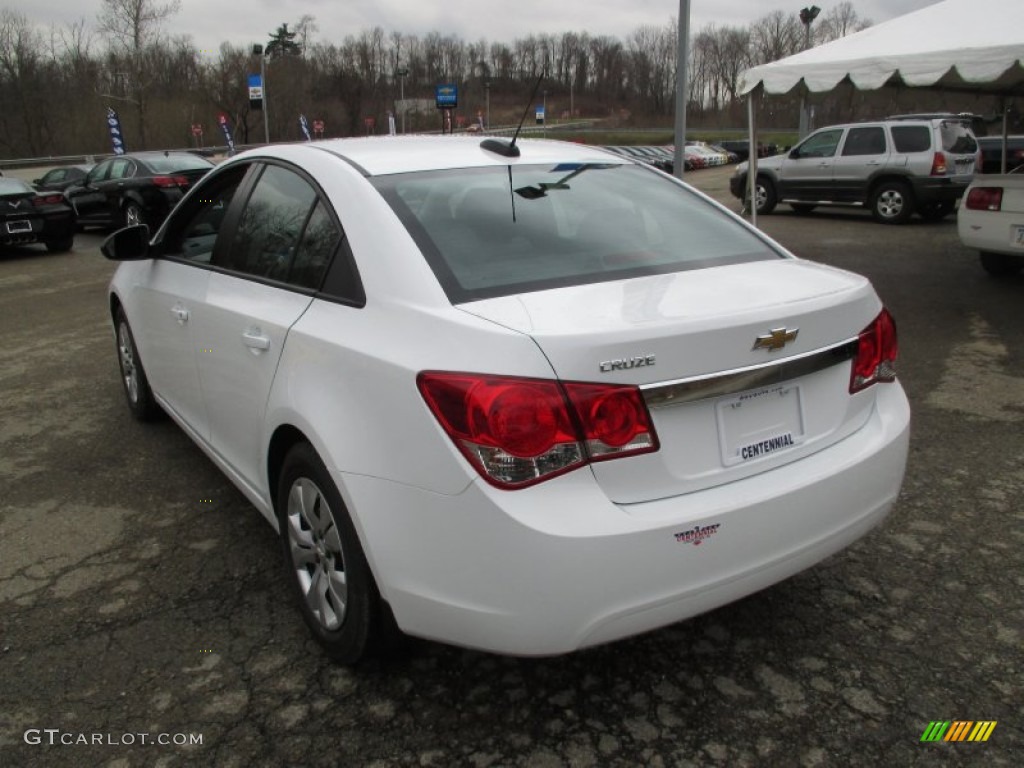 2015 Cruze LS - Summit White / Jet Black/Medium Titanium photo #4