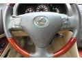 2007 Lexus GS Cashmere Interior Steering Wheel Photo