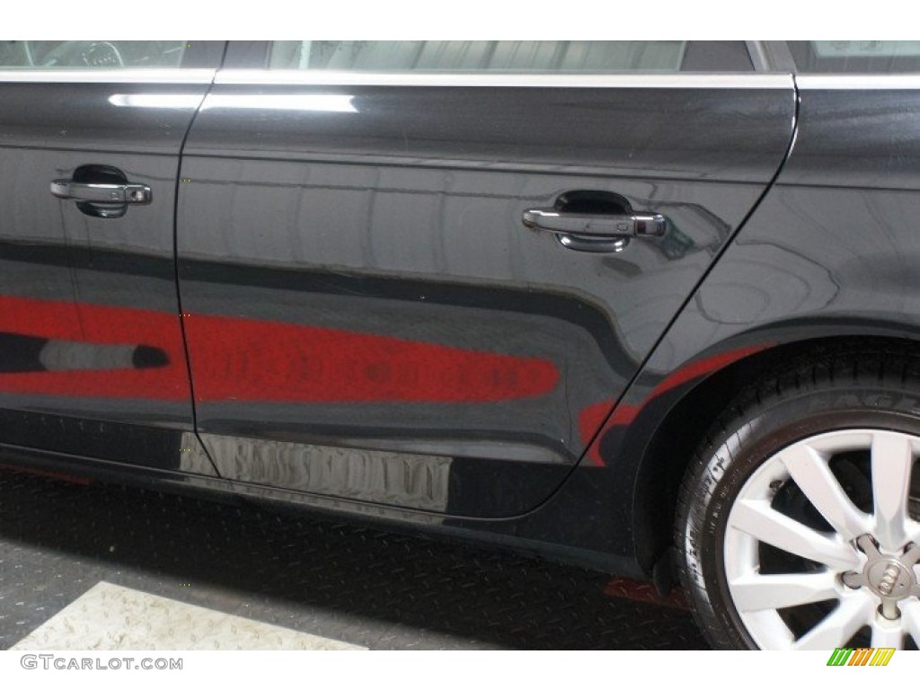 2009 A4 2.0T Premium quattro Sedan - Phantom Black Pearl Effect / Black photo #58