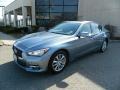 2014 Hagane Blue Infiniti Q 50 3.7 AWD  photo #3